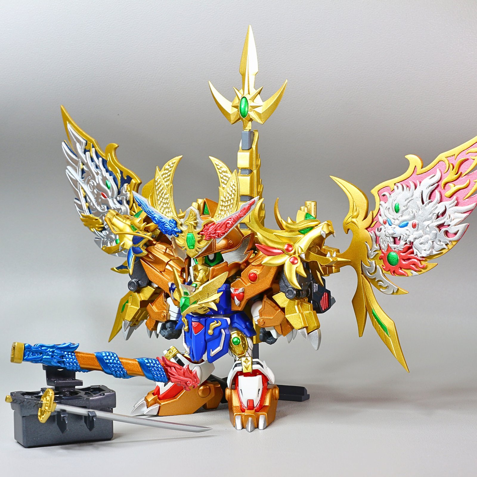 (cmp-009)SD原型新世代- 輝神大將軍獅龍凰